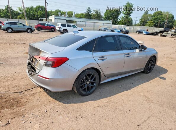 2HGFE2F56PH529843 2023 HONDA CIVIC Silver Tył prawy