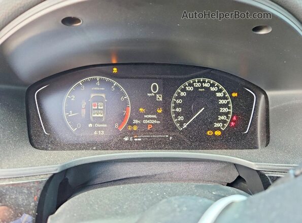 2HGFE2F56TH103743 2026 HONDA CIVIC Черный Вид щитка приборов