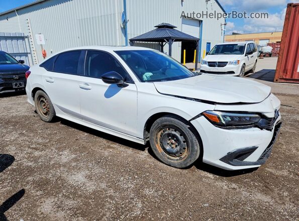 2HGFE2F57PH109766 2023 HONDA CIVIC White Передня права чверть