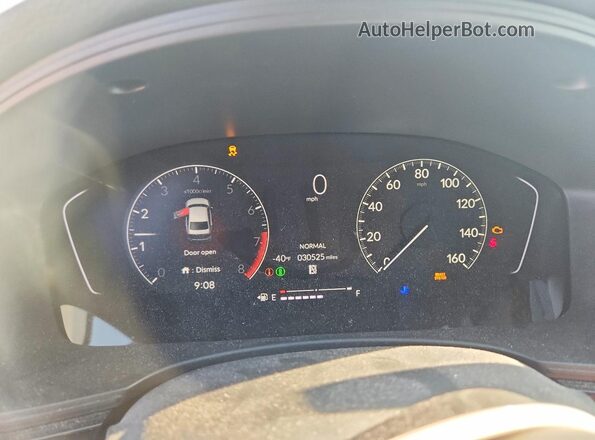 2HGFE2F57PH532234 2023 HONDA CIVIC White ხელსაწყოთა პანელის ხედი