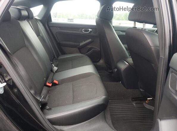 2HGFE2F57PH536249 2023 HONDA CIVIC Black უკანა სავარძლების ხედი