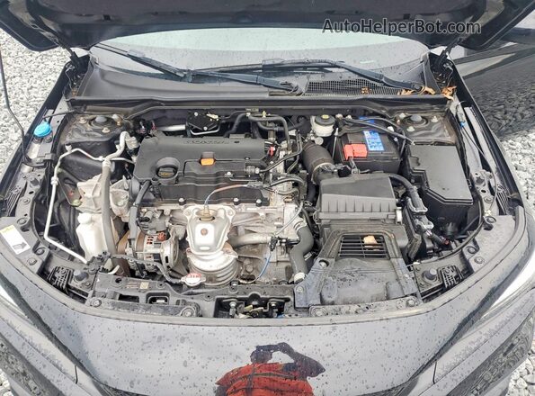 2HGFE2F57PH536249 2023 HONDA CIVIC Black უკანა სალონის ხედი