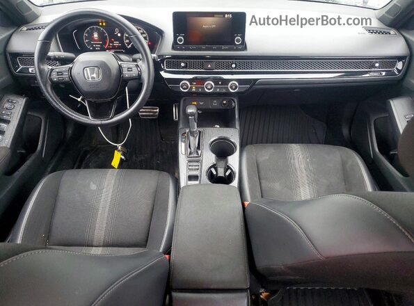 2HGFE2F57PH536249 2023 HONDA CIVIC Black წინა პანელის ხედი