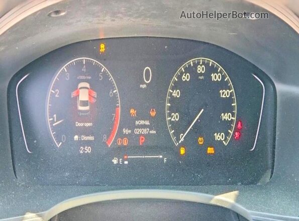 2HGFE2F57SH500327 2025 HONDA CIVIC Gray Առջևի վահանակի տեսք