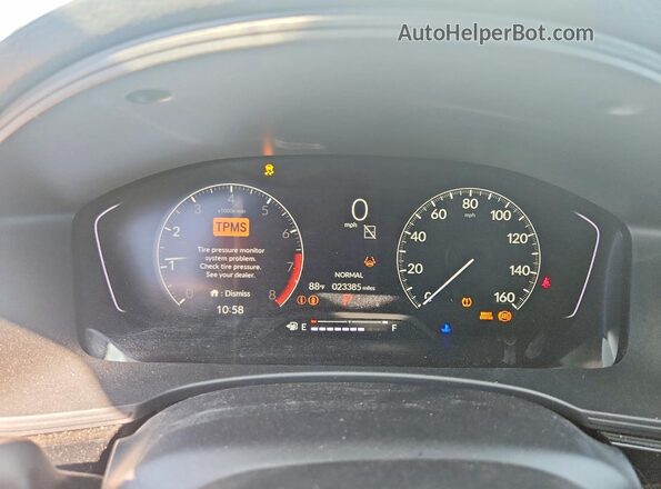 2HGFE2F57SH587064 2025 HONDA CIVIC Серебряный Вид щитка приборов