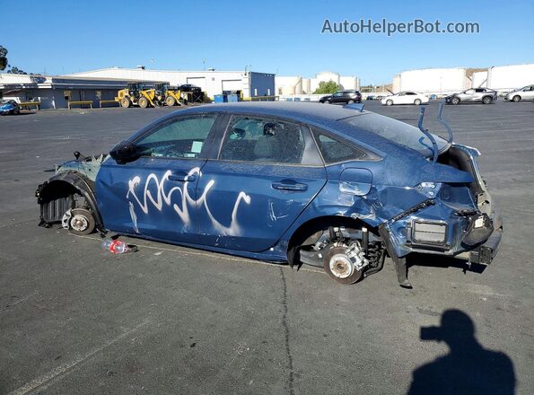 2HGFE2F57SH606423 2025 HONDA CIVIC Blue Trasero izquierdo