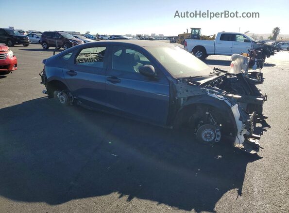 2HGFE2F57SH606423 2025 HONDA CIVIC Blue Delantero derecho