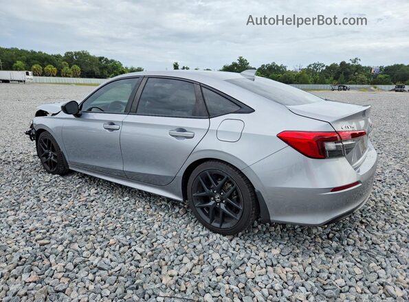 2HGFE2F58NH540663 2022 HONDA CIVIC Silver Задня ліва чверть