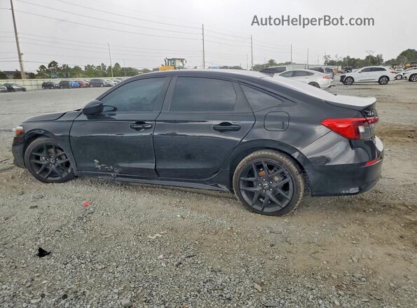 2HGFE2F58NH593380 2022 HONDA CIVIC Black უკანა მარცხენა