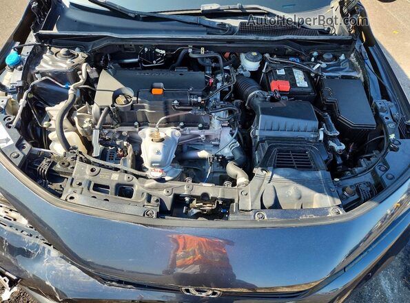 2HGFE2F59NH560162 2022 HONDA CIVIC Charcoal Вид задньої частини салону