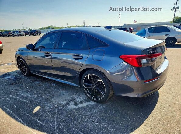 2HGFE2F59NH560162 2022 HONDA CIVIC Charcoal Задня ліва чверть