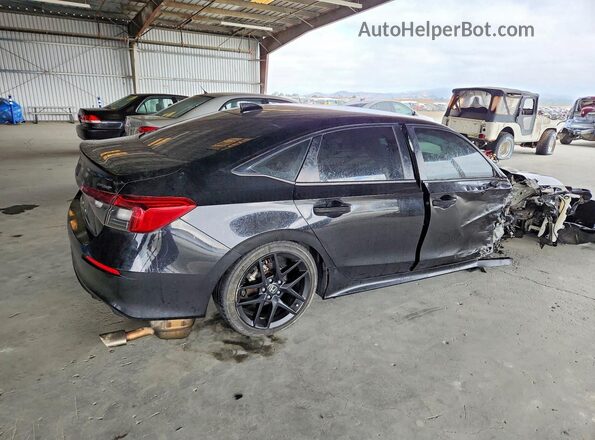 2HGFE2F5XNH606811 2022 HONDA CIVIC Black Tył prawy