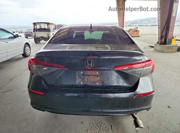 2HGFE2F5XNH606811 2022 HONDA CIVIC Black Widok z tyłu