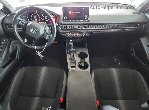2HGFE2F5XNH606811 2022 HONDA CIVIC Black Widok deski rozdzielczej