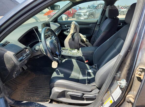 2HGFE2F5XRH552822 2024 HONDA CIVIC Gray Widok wnętrza z przodu