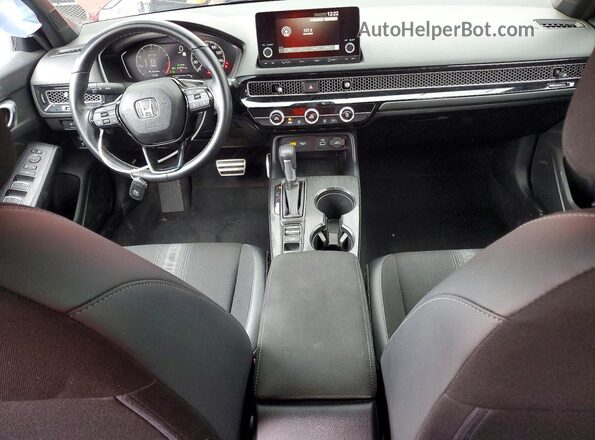 2HGFE2F5XRH581558 2024 HONDA CIVIC Red Widok deski rozdzielczej