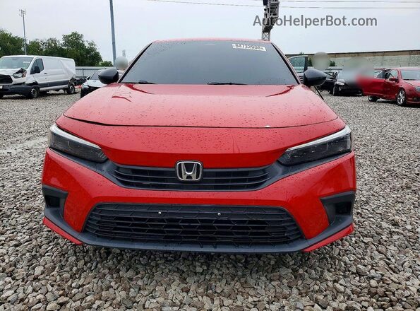 2HGFE2F5XRH581558 2024 HONDA CIVIC Red Widok z przodu