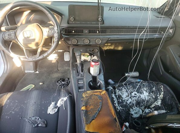 2HGFE2F5XRH590986 2024 HONDA CIVIC Gray Dashboard view