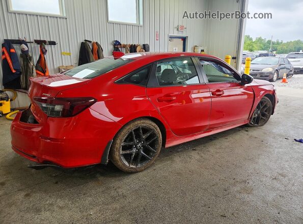 2HGFE2F5XSH513542 2025 HONDA CIVIC Red უკანა მარჯვენა