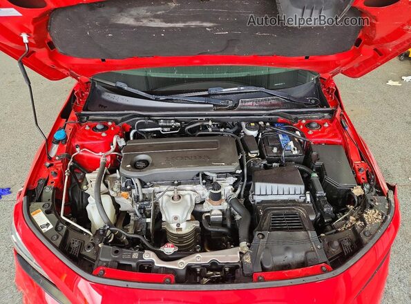 2HGFE2F5XSH513542 2025 HONDA CIVIC Red უკანა სალონის ხედი
