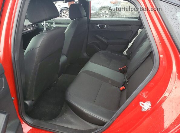 2HGFE2F5XTH512599 2026 HONDA CIVIC Red Rear seats view