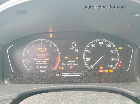 2HGFE2F5XTH512599 2026 HONDA CIVIC Red Instrument cluster view