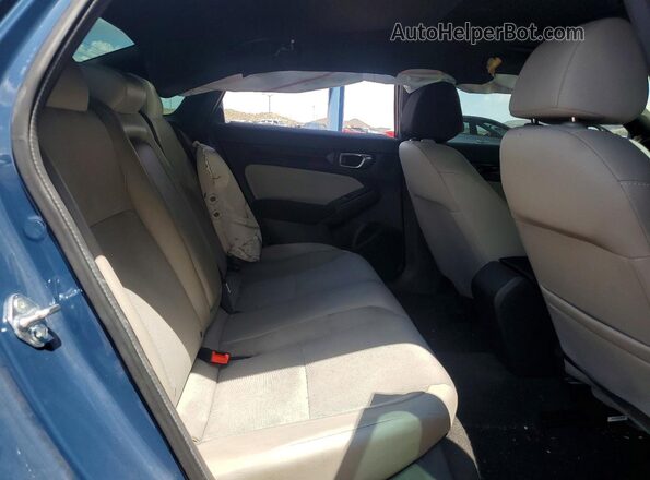 2HGFE4F83SH324320 2025 HONDA CIVIC Blue Rear seats view