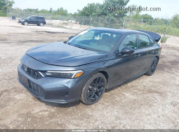2HGFE4F83SH350710 2025 HONDA CIVIC Gray Przód lewy