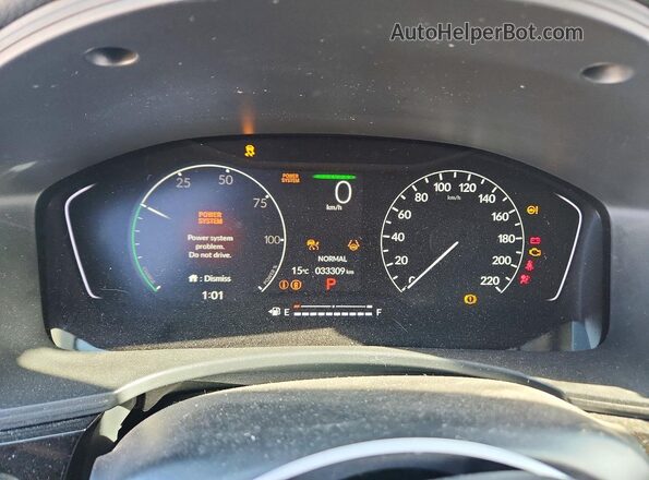 2HGFE4F83TH002861 2026 HONDA CIVIC Черный Вид щитка приборов