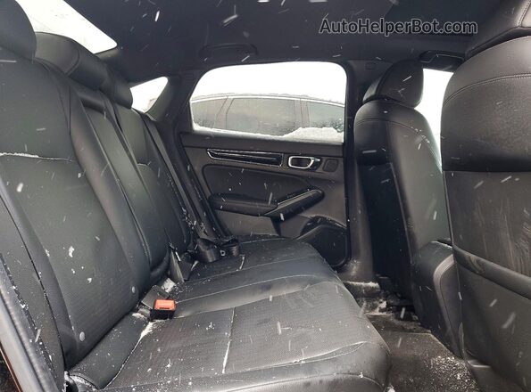 2HGFE4F85SH003895 2025 HONDA CIVIC Black Rear seats view