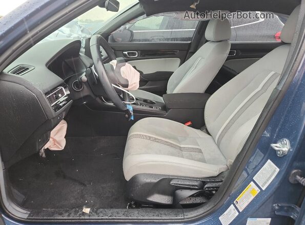 2HGFE4F85SH351907 2025 HONDA CIVIC Синий Вид салона спереди
