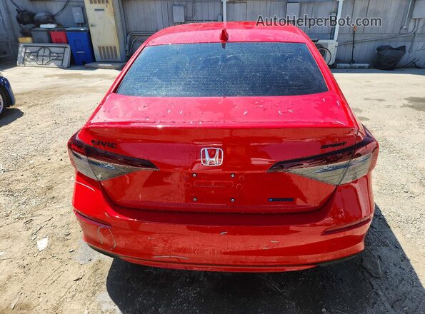 2HGFE4F85TH312901 2026 HONDA CIVIC Red Вид ззаду