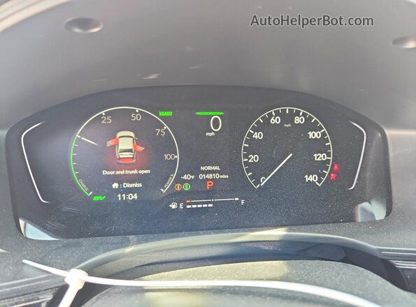 2HGFE4F85TH312901 2026 HONDA CIVIC Red Вид щитка приладів