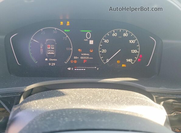 2HGFE4F88TH339378 2026 HONDA CIVIC Gray ხელსაწყოთა პანელის ხედი