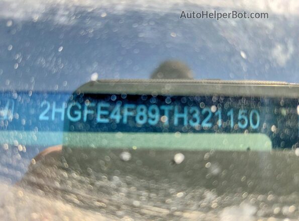 2HGFE4F89TH321150 2026 HONDA CIVIC Gray Vista del compartimento del motor