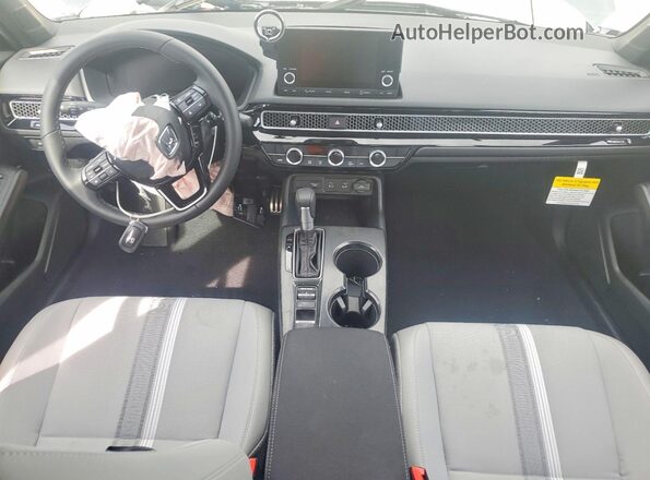 2HGFE4F89TH350230 2026 HONDA CIVIC Gray Dashboard view