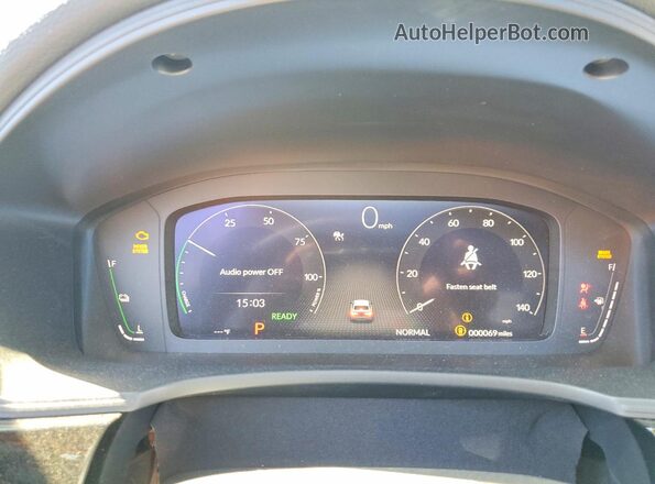 2HGFE4F8XTH350432 2026 HONDA CIVIC Blue Vista del cuadro de instrumentos