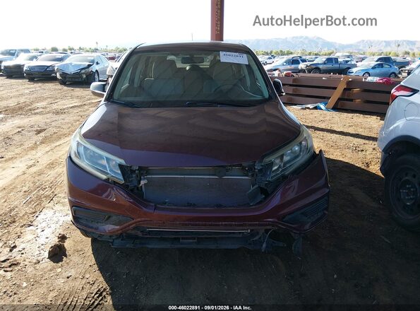 2HKRM3H44GH545149 2016 HONDA CR-V Темно-бордовый Вид панели приборов