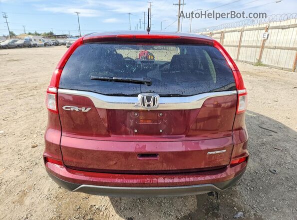 2HKRM3H46GH560669 2016 HONDA CR-V Burgundy Rear view