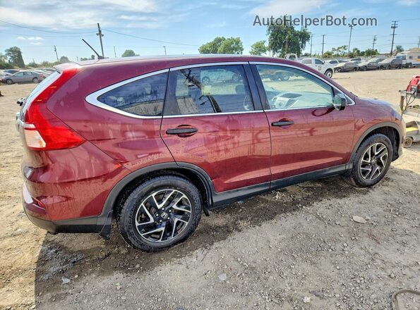 2HKRM3H46GH560669 2016 HONDA CR-V Burgundy Rear right