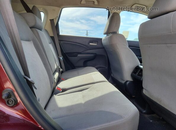 2HKRM3H46GH560669 2016 HONDA CR-V Burgundy Rear interior view