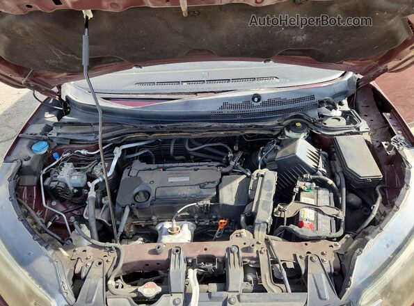 2HKRM3H46GH560669 2016 HONDA CR-V Burgundy Engine compartment view