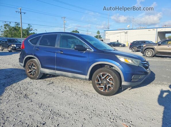2HKRM3H49GH506394 2016 HONDA CR-V Blue Delantero derecho