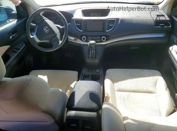 2HKRM3H59GH545320 2016 HONDA CR-V Teal Vista del salpicadero