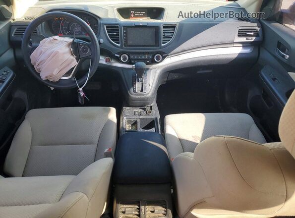 2HKRM4H50GH655629 2016 HONDA CR-V Turquoise Dashboard view