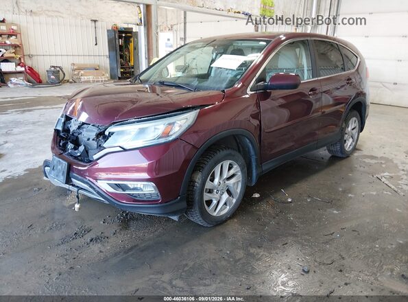 2HKRM4H55GH604580 2016 HONDA CR-V Maroon Front left