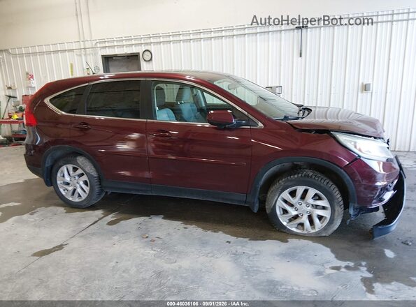 2HKRM4H55GH604580 2016 HONDA CR-V Maroon Rear interior view