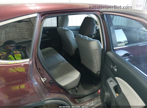 2HKRM4H55GH604580 2016 HONDA CR-V Maroon VIN sticker view