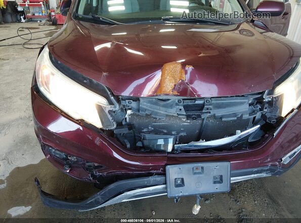 2HKRM4H55GH604580 2016 HONDA CR-V Maroon Front view