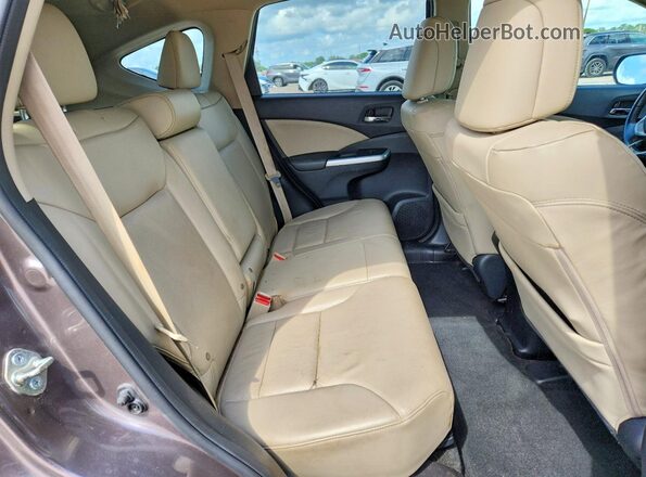 2HKRM4H70GH682296 2016 HONDA CR-V Brown Vista interior trasera